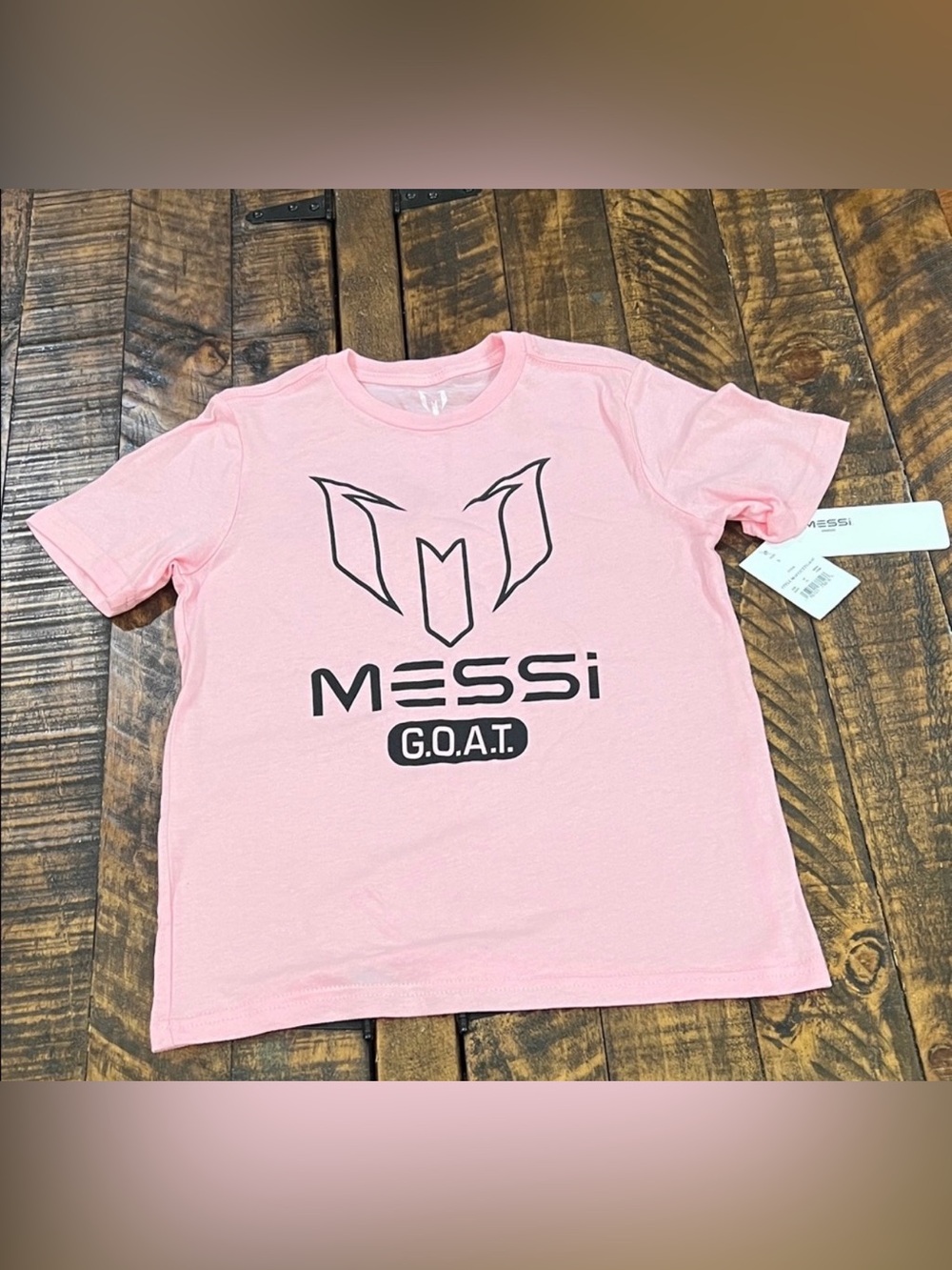 Messi Cotton Pink kids
Soccer short sleeve Graphic
T-Shirt 6/7